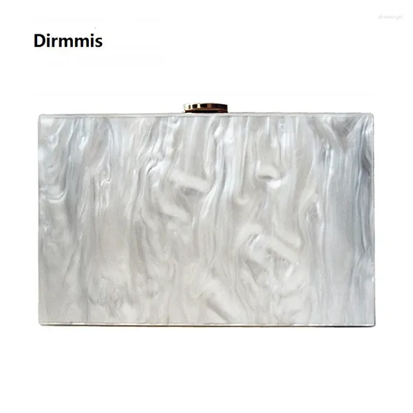 Bolsos de noche billetera marca moda mujer bolso mensajero de perlas elegante embrague acrílico fastetra de mujer vintage de hombro blanco puro hombro