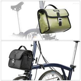 Sacs de soirée étanche 7L vélo vélo guidon sac Portable vélo pour Brompton vélos pliants accessoires épaule