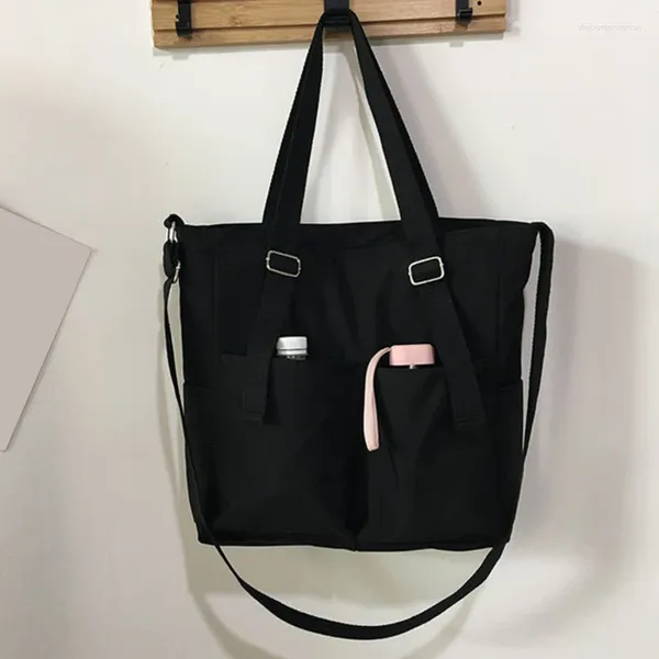 Bolsas de noche impermeables de nailon para mujer, bolso de mano con hombro, cesta para mujer, bandolera para niñas, bolsos de mano informales