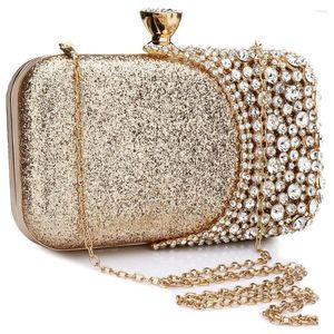 Sacs de soirée mariage diamant femme sac pochette argent or cristal sacs à main fronde paquet téléphone portable poche correspondant portefeuille sac à main