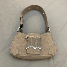 Borse da sera Borsa da donna 2023 Designer di nicchia Borsa versatile vintage in pelle smerigliata Cartelle portatili monospalla Sac