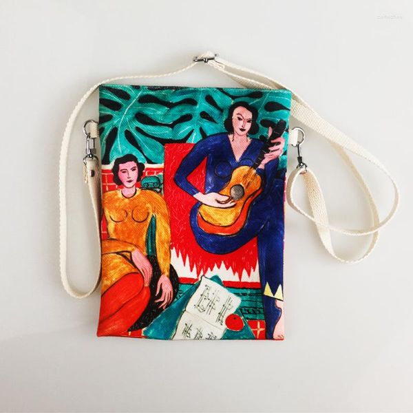 Bolsos de noche, bolso de mujer, tendencia 2022, pintura al óleo creativa personalizada, estampado de compras, bolsos de mano para mujer, bolsos de hombro para mujer, viaje para escuela secundaria