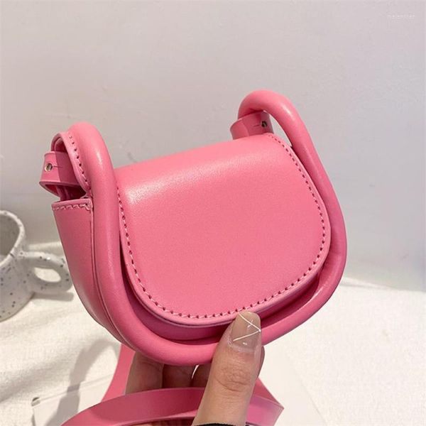 Bolsos de noche Hermoso bolso de hombro de las mujeres Crossbody PU Bolsos de cuero Flap Pocket Messenger Mini Monedero Teléfono