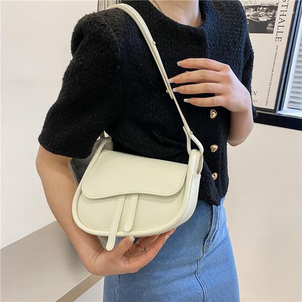 Sacs de soirée femmes à la mode haut de gamme luxe bandoulière femme mode sous les bras épaule petit PU cuir Messenger