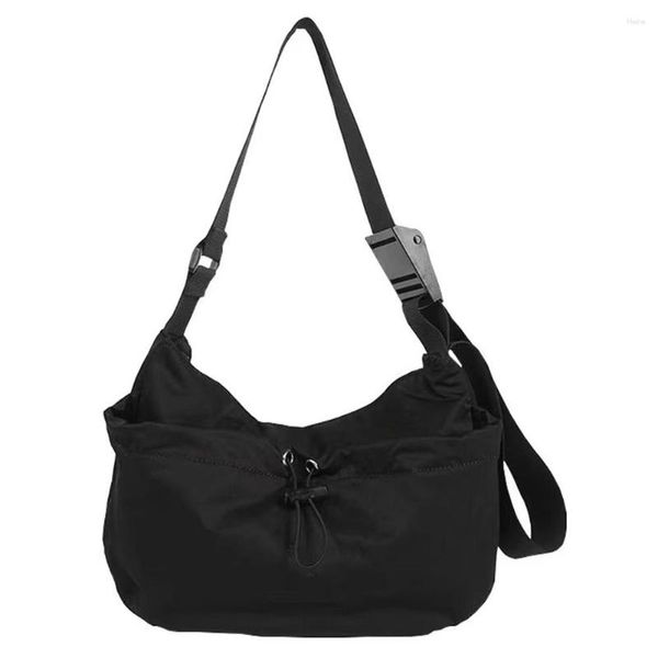 Bolsos de noche para mujer, bolsa cruzada, bolso ligero con cordón, correa elegante, ajustable, gran capacidad, desplazamiento femenino