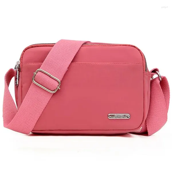 Bolsos de noche Mujeres Nylon Hombro para niñas Pequeño bolso crossbody Ladies Top-Handle Monedero Bolsa Feminina Satchel Bolso Bolsa Tote Pocket