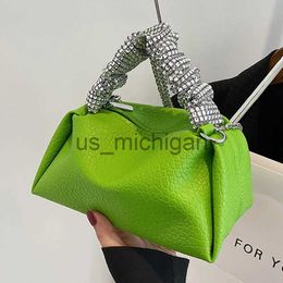 Borse da sera Borsa da donna e borsetta Prom Clutch Designer Boston Bag 2023 Borse a secchiello di marca Borsa a tracolla in cristallo glitterato Borse a tracolla a catena J231109