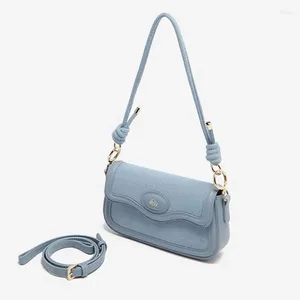 Sacs de soirée Sac pour femme 2023 Denim Underarm Petit carré Bandoulière Femme Pochette Épaule Rétro Premium Feel Vintage Commuting Jean Tot