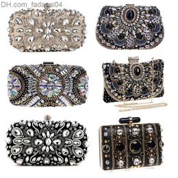 Abendtaschen Damen-Abend-Clutch, Party-Geldbörse, luxuriöse Hochzeits-Clutch für Braut, exquisite Kristall-Damenhandtasche, Apricot-Silber-Geldbörse 220726 Z230701