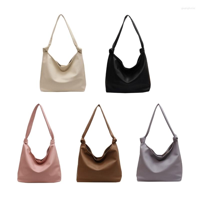 Evening Bags Women Simple Casual Shoulder Bag PU Leather Large Capacity Tote Office Lady Commuter Handbag Solid Travel Dating Crossbody