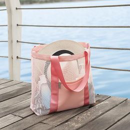 Sacs de soirée femmes sac de rangement de bain grande capacité épaule Portable sec humide séparation maille plage sac à main voyage maquillage bain Packsoirée