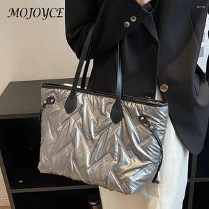 Bolso de mano de gran capacidad para invierno para mujer, bolso de mano versátil con asa superior, bolsos estéticos informales multifuncionales para las axilas