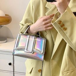 Avondtassen dames handtassen laser crossbody luxe ontwerper messenger schoudertas draagtas kleine hand holografische bolsos para mujer