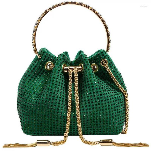 Bolsas de noche XIHAHA Moda Rhinestone Bolso para mujer Bolsa Diamantes Bolso de hombro Damas Mujer Crossbody Diamante brillante