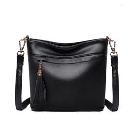 Avondtassen met jouwe dames veelzijdige mode schouder schouder crossbody vrije kleur vrouwen grote capaciteit zacht lederen ketting handtas