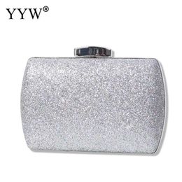 Bolsos de noche YYW Prata Lantejoulas noite Bolsa Embreagem Bolsas para Mulheres Cóctel Glitter Festa Casamento Sacos Vermelho Elegante Saco Del230302