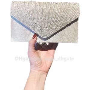 Soirée simple Luxury Clutch Wedding Party Fashion Cluth Designer Dames Handsbag Femmes Sacs Pourse Bright Bright