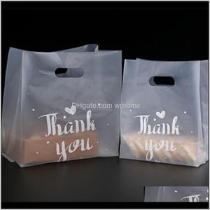 Event Festive Party Supplies Home Gardenthank You Food Gift Wrap Plastique Épaissir 3 Tailles Cuisson Pain Gâteau Bonbons Emballage Sac Anniversaire Chri