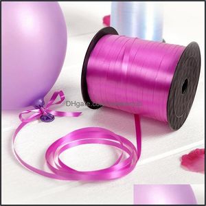 Evenement Feestelijke Benodigdheden Thuis Tuin Party Decoratie Plastic Kerst Lint Gekleurde Wrap Ballon Ties Bruiloft Decor Gift Ballons Aessorie