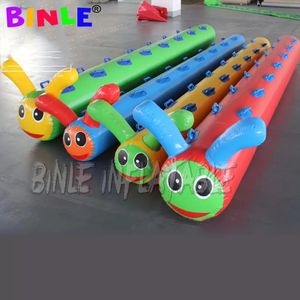 Evenementfeestje Fungages Fun Games Props opblaasbare Caterpillar Racing Outdoor Children's ouder-kind ontwikkeling Training Equipment Team Building Gamess