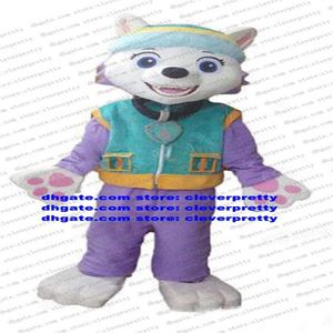 Everest hond mascotte kostuum volwassen stripfiguur outfit pak speeltuin schoolplein familie spirituele activiteiten zx319332D