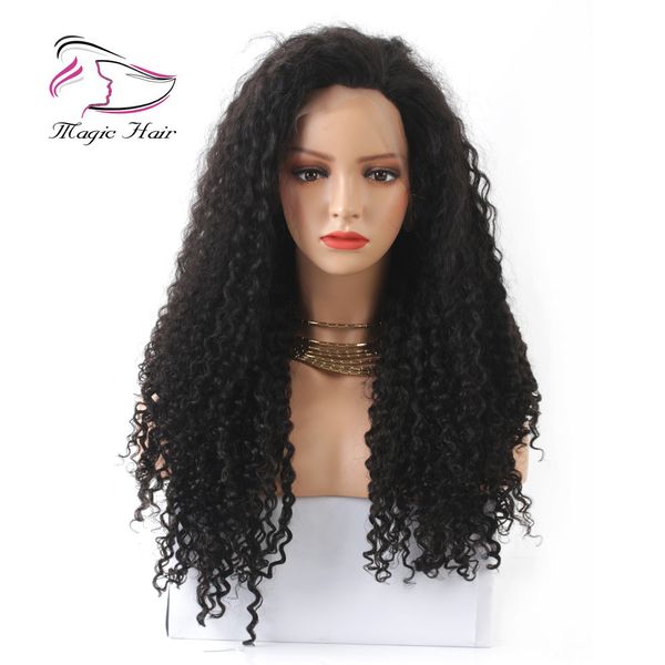 Tight Curly 180% Density Lace Front Wigs pour les femmes Couleur naturelle brésilienne indienne péruvienne malaisienne cheveux vierges pré-plumés Hairline