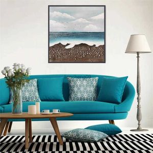 EverShine 100% Peint À La Main Peinture À L'huile Paysage À La Main Toile Murale Image Abstraite Nouvelle Arrivée Mur Oeuvre Décor À La Maison Cadeau L230620