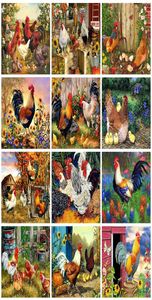 Evershine diamant peinture poulet plein carré diamant broderie animaux point de croix Kit mosaïque strass Art décor à la maison7637572