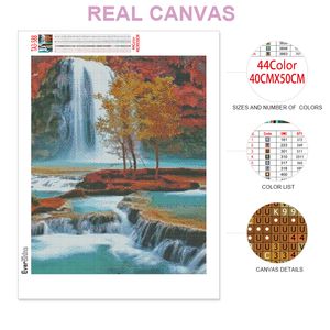 Evershine Diamond Painting Landscape Rhinestones 5D Diamond borduurwerk waterval Cross Stitch Bead Picture Kits Handwerkgeschenk