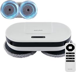 EVERYBOT Edge2 robotmop - Alleen fluisterstille slimme dweilrobotreiniger |1,5 keer snellere dynamische dual-spin natte mop 240118