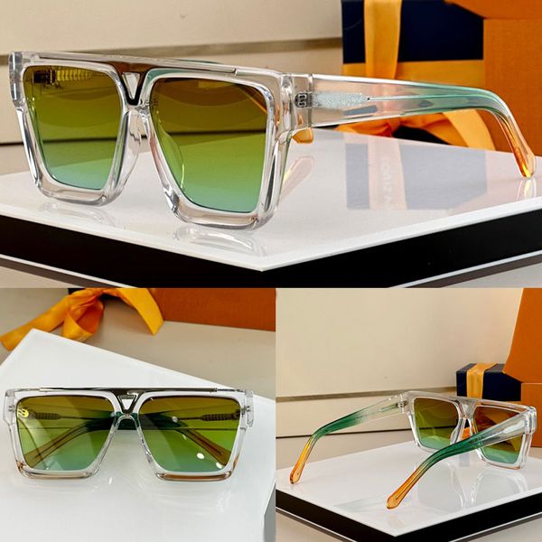 EVIDENCIA METAL Gafas de sol Occhiale Uomo Z1894 Gafas Gafas Z1502 Estilo millonario para hombre 10.0 Espesor Pulido profundo Tridimensional