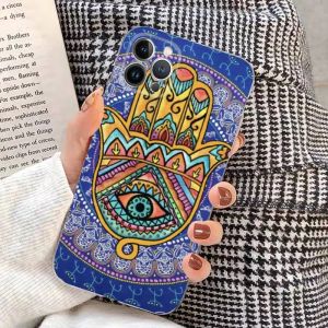 Evil Eye Lucky Eye Blue Phone Case Silicone Soft voor iPhone 14 13 12 11 Pro Mini XS Max 8 7 6 Plus X XS XR Cover