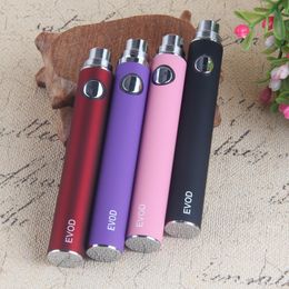 eVod Cigarrillo electrónico Vape Plumas Batería 650 900 1100 mAh ajuste globo de cristal tanque vaporizador cartucho ego e cig baterías