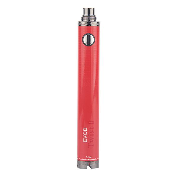 EVOD Twist II 1600mah 510 batterie de carburateur Vape stylo batterie oem tension réglable Logo personnalisé