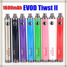 Evod Twist II 1650mAh 510 Batterijen Variabele Spanning 3.3V 4.8V Elektronische Sigaret Batterij