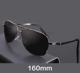 EVOVE 160 mm Gafas de sol polarizadas enormes gafas solares para el hombre que conduce anti polar gafas de aviación UV400 x08033456918