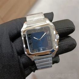 Ew fabriek luxe horloge voor heren designer horloge verzilverd 2813 beweging montre femme santo zakelijk feest vrije tijd dame horloge schroef xb08 C23