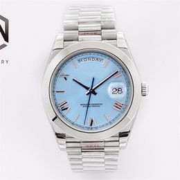 EW fábrica Montre de luxe mens relógios 40X12mm 2836 movimento mecânico automático 904L caixa de aço relógio de luxo relógios de pulso Relojes à prova d'água