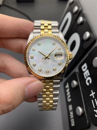 EW Factory Montre pour femme Montre de créateur 36 mm Verre saphir de haute qualité 904L Bracelet de montre en or étanche Couple Festival Bracelet cadeau Carte de garantie