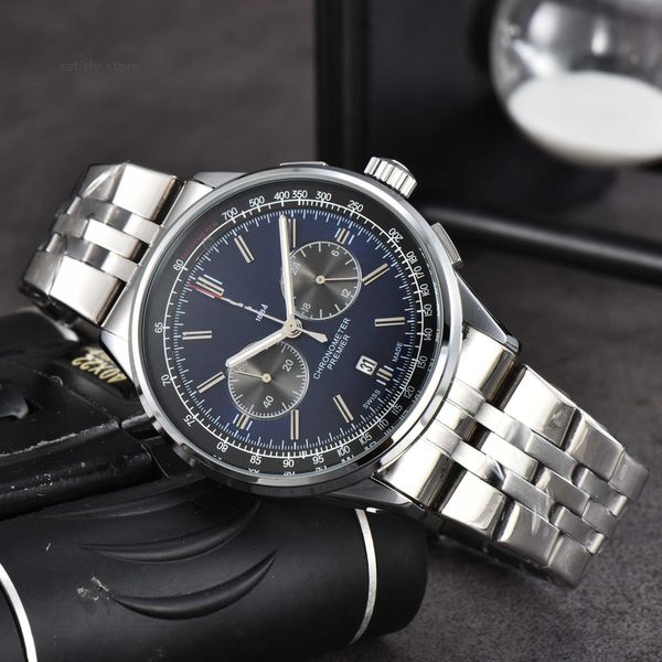Les montres de poignet EW pour les hommes 2023 mens montres tous les cadrans travail quartz montre la marque de luxe de haute qualité chronographe horloge mode rol bracelet en caoutchouc montre de dayt
