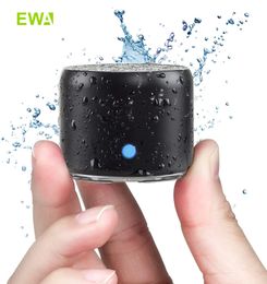 Altavoz Bluetooth EWA A106 Pro Mini Bluetooth con altavoces súper portátiles impermeables a impermeables IPX7 Amplia de viaje 240419