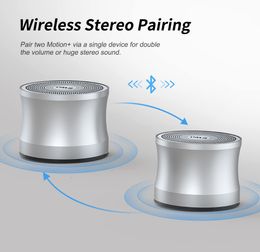 EWA A109 TWS Bluetooth haut-parleur Metal Portable Music haut-parleurs Aux-in, Micro SD, microphone, mains libres pour la boîte sonore à domicile