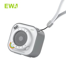 EWA Kleine Bluetooth-ser met luid stereogeluid Draagbare draadloze zaklamp 12 uur ondersteuning TF-kaart 240126