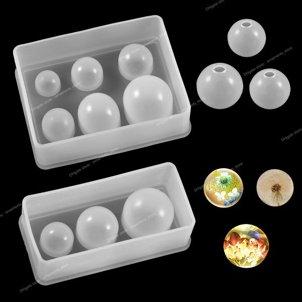 Esfera Planeta Resina Epoxi Moldes De Fundición De Silicona De Tamaño Mixto Para DIY Resina Fabricación De Joyas Resultados Suministros Accesorios Accesorios De JoyeríaHerramientas De Joyería