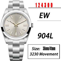 EWF V3 Ew124300 van EW3230 armband gegarandeerd horloge Eternal 904L roestvrij hetzelfde staal automatisch 41MM-serie Heren Cal3230 Wat Rgqh