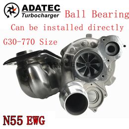 EWG-roulement à billes N55 Turbo hybride pour BMW 135i 335i X3 X5 X6 18539700001 Turbine de mise à niveau 7636426 7643115 7648913 taille G30-770