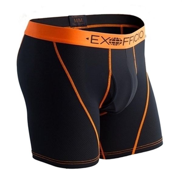 Ex officio Exofficio hommes maille Boxer décontracté Quickdry hommes sous-vêtements serré grande taille SXXL Original USA commande Promotion Y200415241M