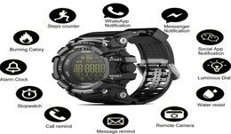 EX16 montre intelligente Bluetooth étanche IP67 montre-Bracelet intelligente Relogios podomètre chronomètre Bracelet de Sport pour iPhone téléphone Android W2767641