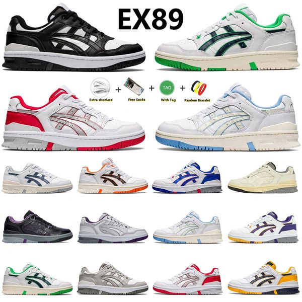 Ex89 Designer Chaussures de course noir blanc rouge vert clair bleu orange gris vert violet jaune beige mascules entraîneurs sportifs baskets jogging chaussures de marche