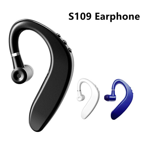 Excelay S109 Auriculares Bluetooth Auriculares inalámbricos Coche Llamada de negocios Auriculares de música Caja colgante de un solo oído Embalaje